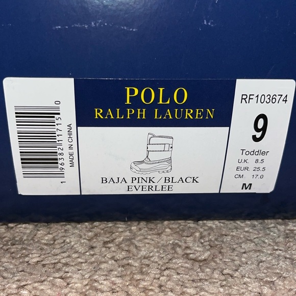 Polo Ralph Lauren Boots Toddler size 9 - Picture 2 of 8